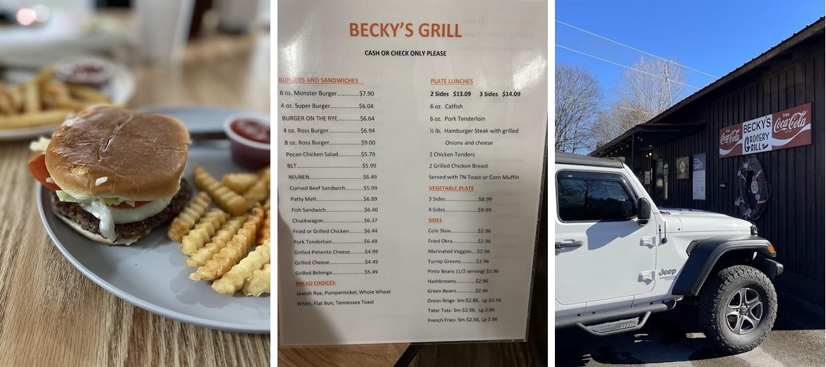 Becky's Grocery and Grill Menu