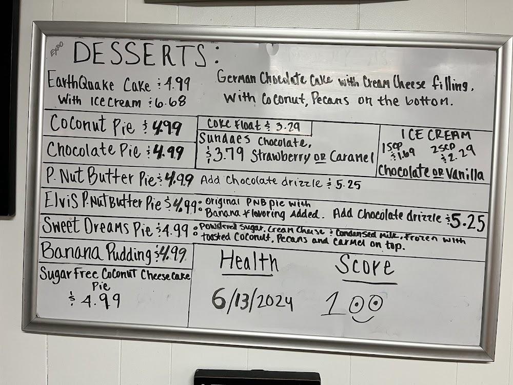 Becky's Grocery and Grill Menu image 1
